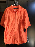 Sean John Orange Short Sleeve Button Up NOS Size 3XL0