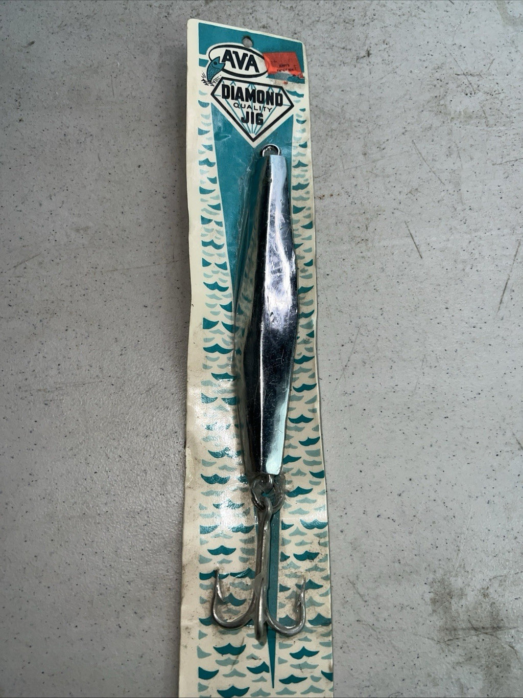 Vintage Sealed AVA Fishing Lure Silver 1LB0