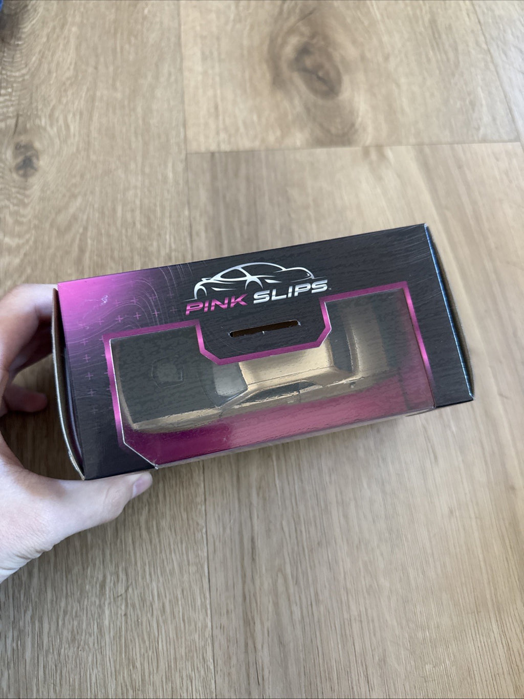 Pink Slips 2012 Dodge Challenger SRT8 Metallic Gold Diecast 1:64 Scale Jada2
