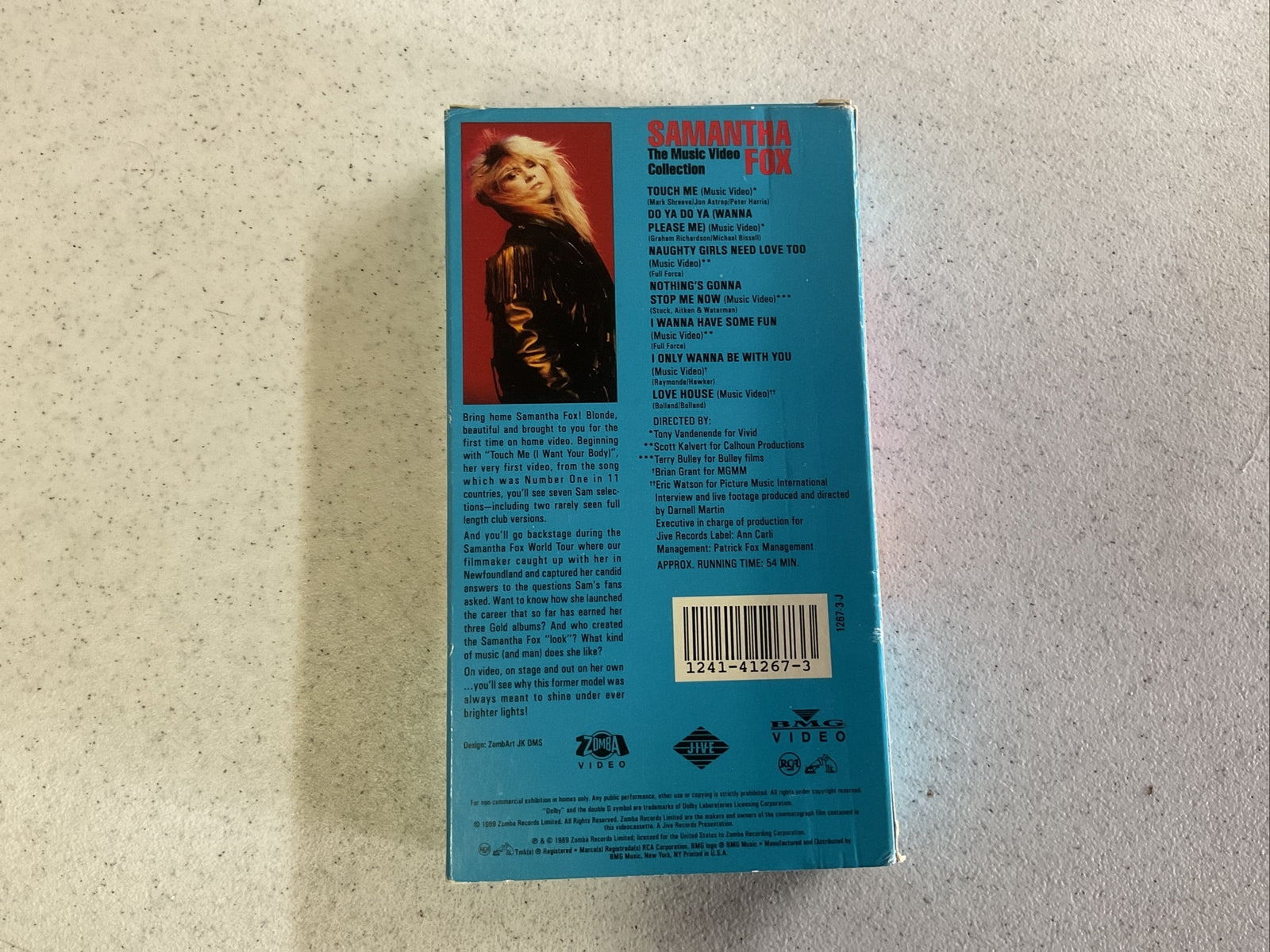 Samantha Fox The Music Video Collection VHS 1989 Naughty Girls Need Love Too!3