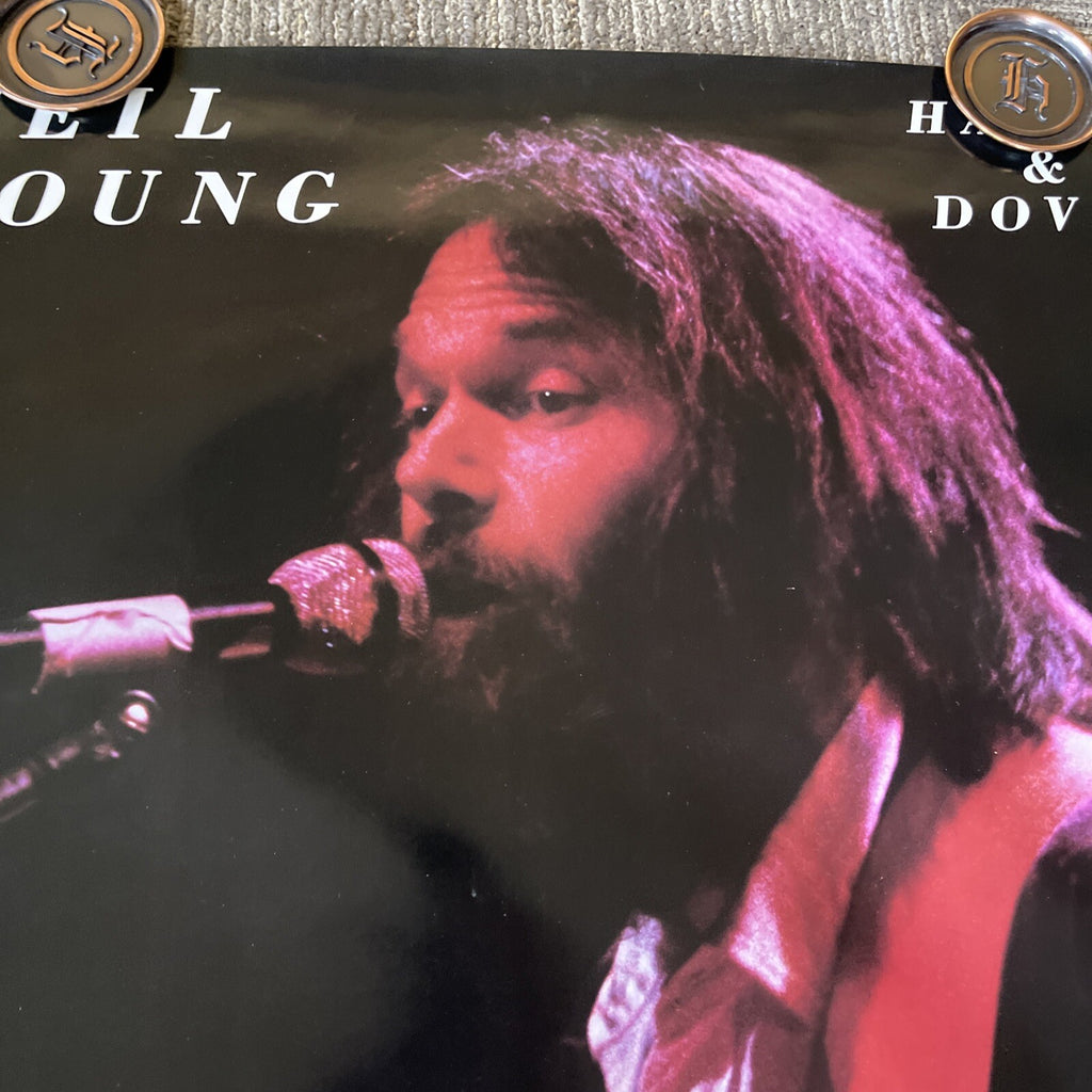 #155 1980 Hawks And Doves Neil Young Record Store PROMO ONLY POSTER 23x35”5