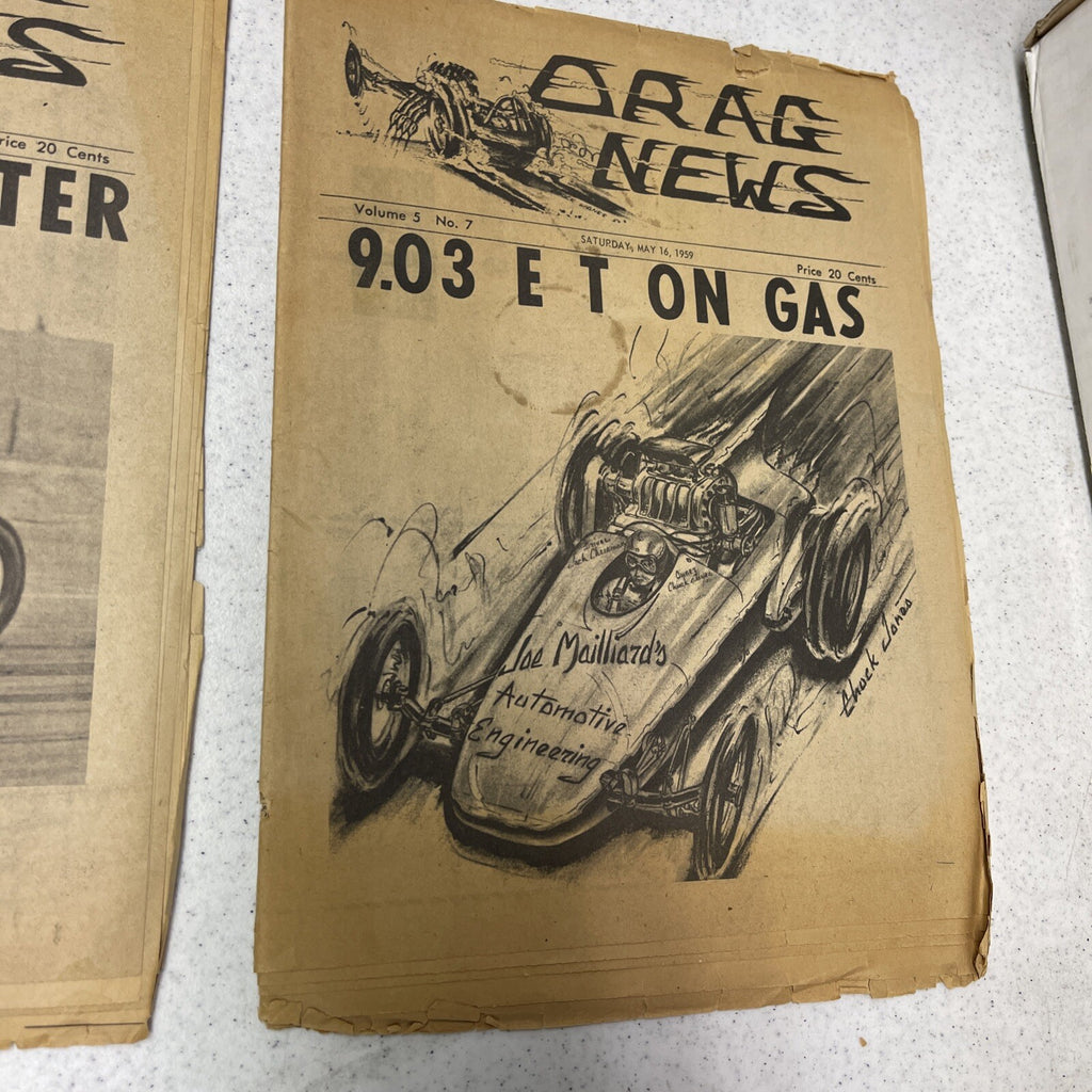 Lot Of 7 Drag News All 19594