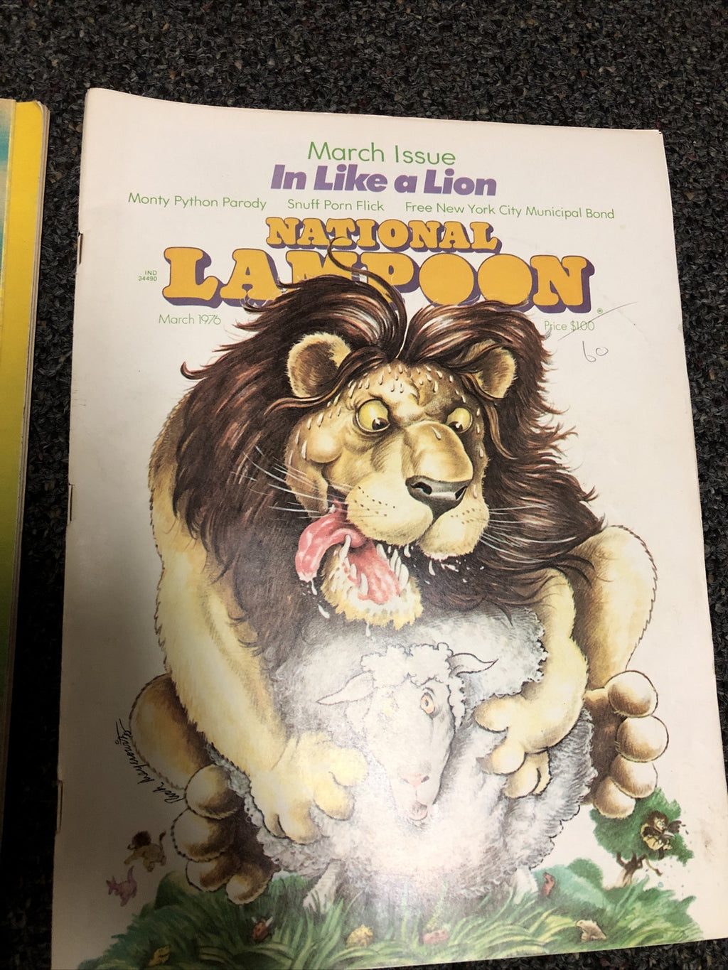 National Lampoon Magazine Lot Of 2 November 1974 & March 19762