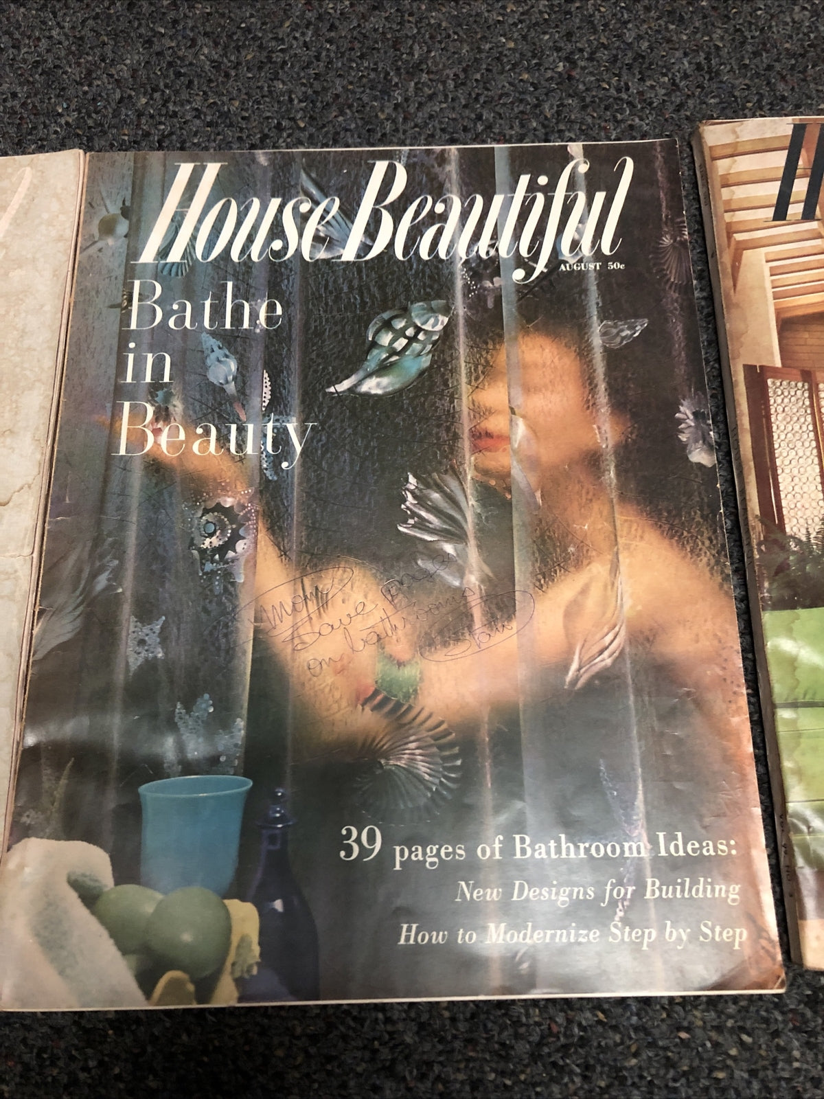 Vintage HOUSE BEAUTIFUL MAGAZINE Lot Of 32