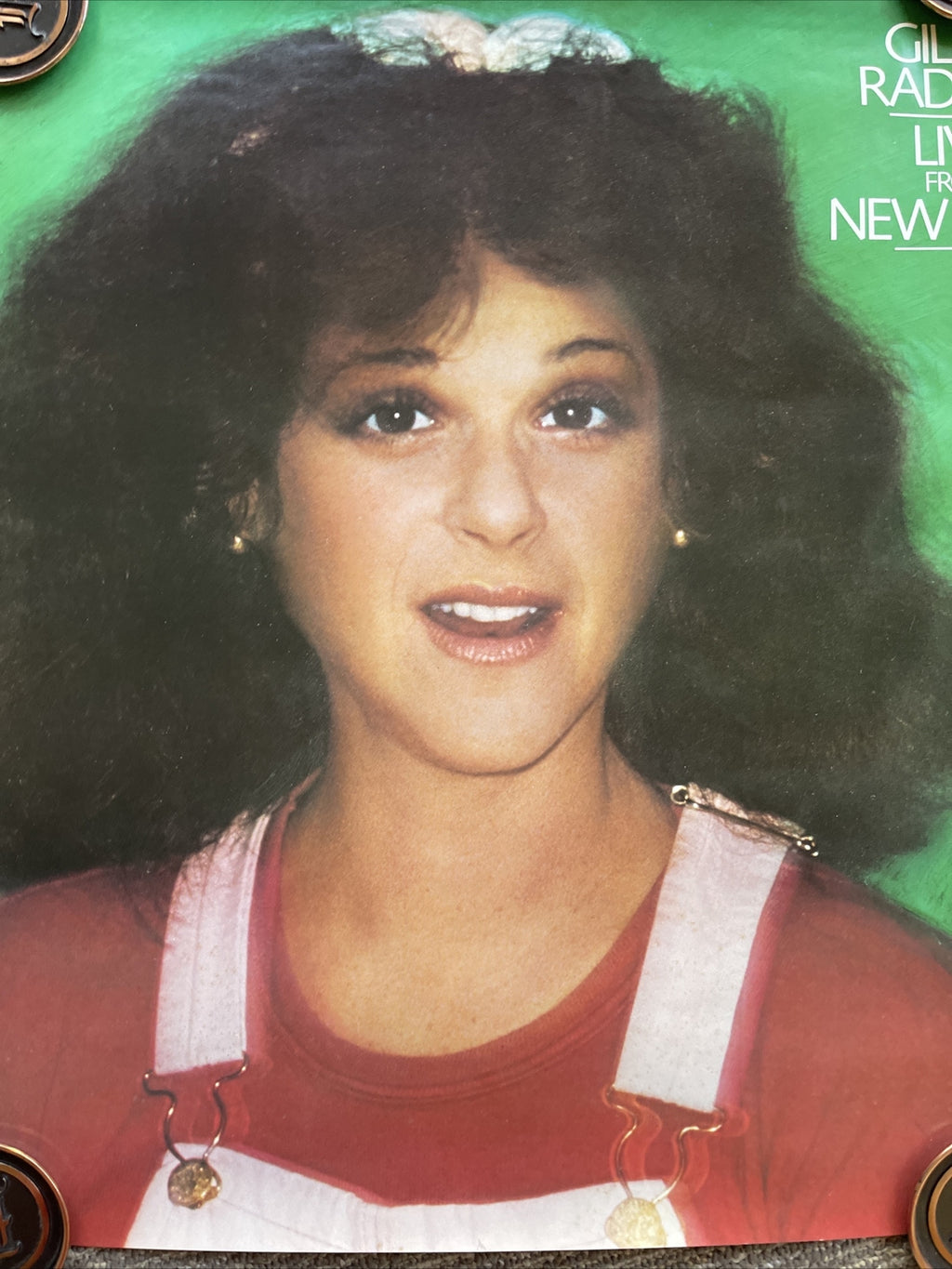 #2 1979 Gilda Radner Record Store Promo Poster SNL Live From NEw York 23”x23”5