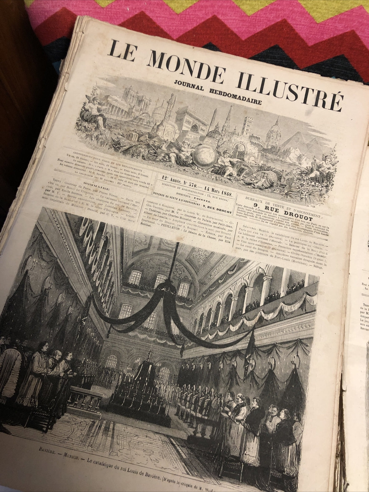 Le Monde Illustre Journal Hebdomadaire 1864-68 Lot Of 55 Issues Civil War Era3