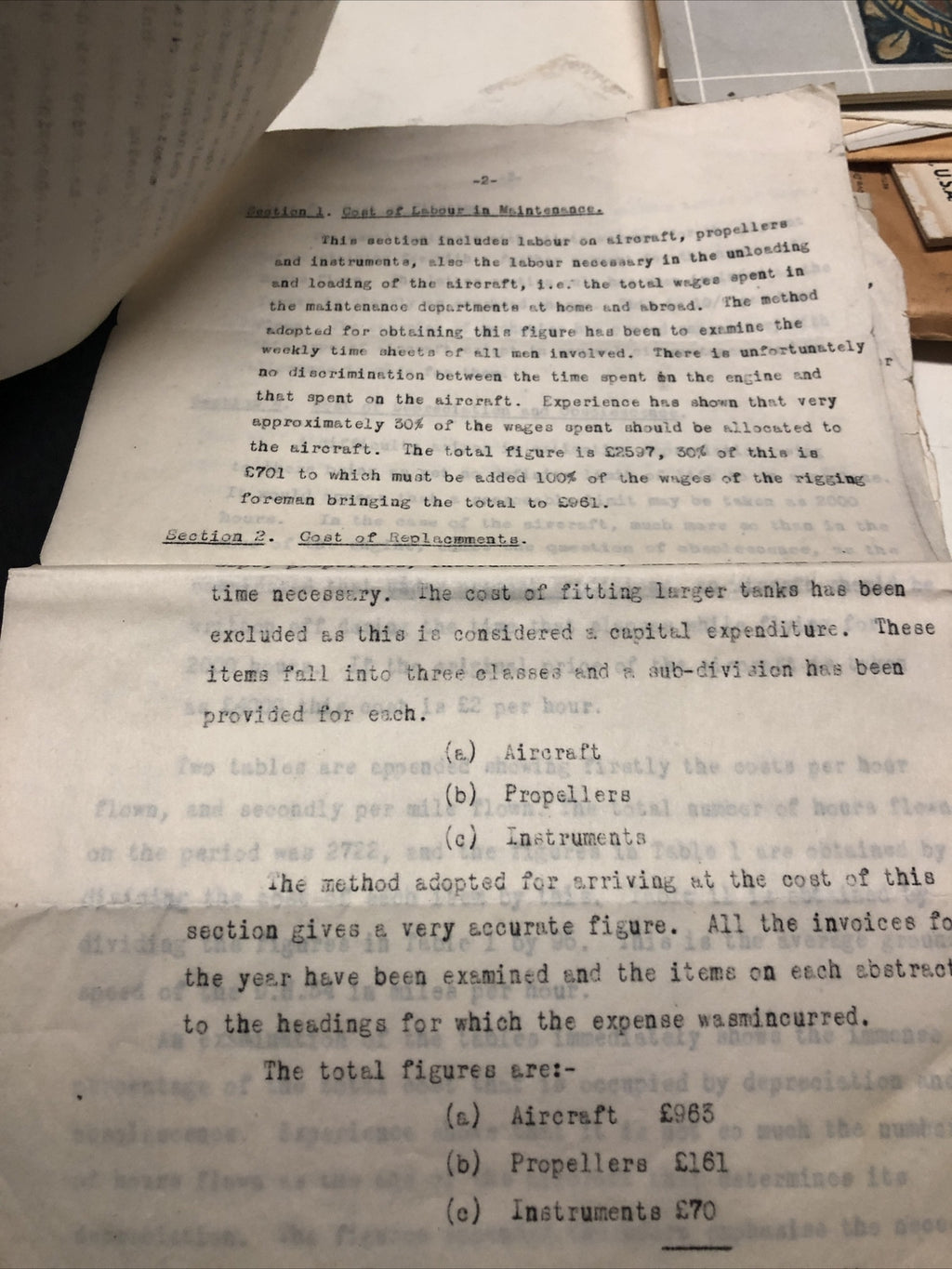 Noted On The de Havilland DH.34 1923 Papers Ogilvie & Partners L Vintage Paper2