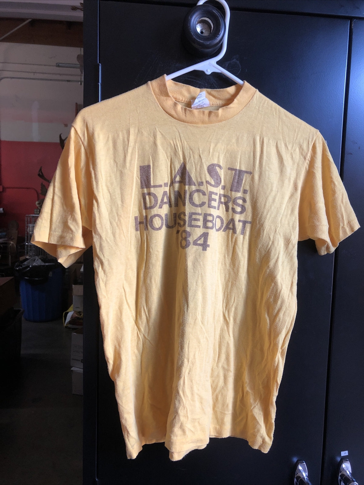 Vintage L.A.S.T Dancers Houseboat ‘84 Shirt Size Large0