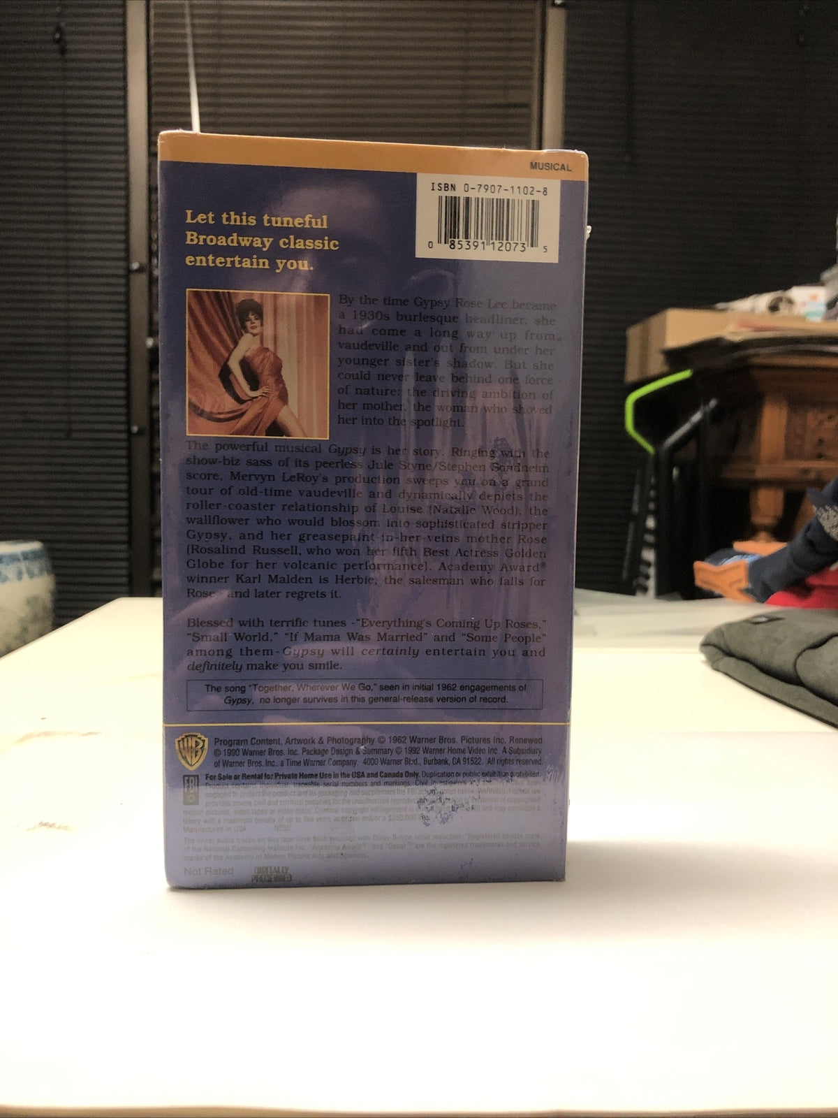 Factory Sealed GYPSY  VHS NEW ROSALIND RUSSELL, NATILIE WOOD, KARL MALDEN2