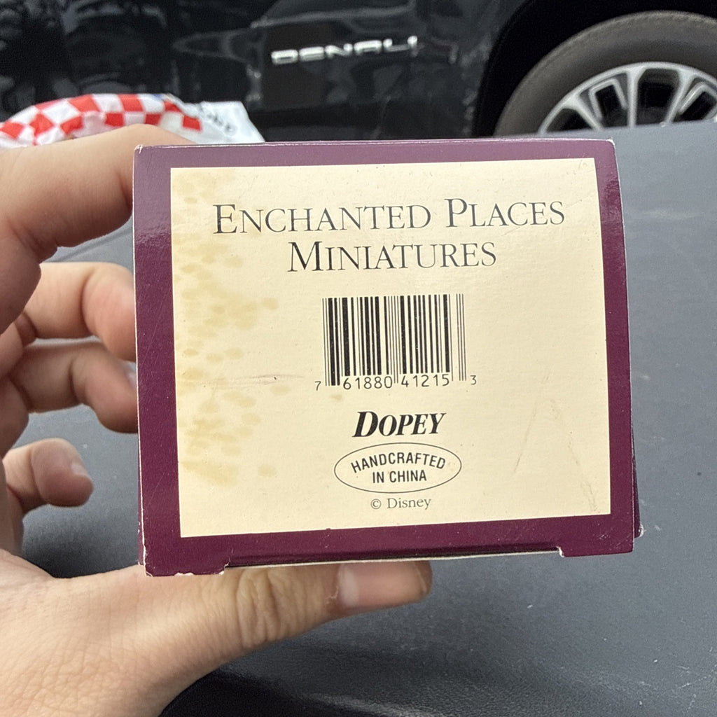 WDCC Enchanted Places Disney "Dopey" Miniature Box & COA11