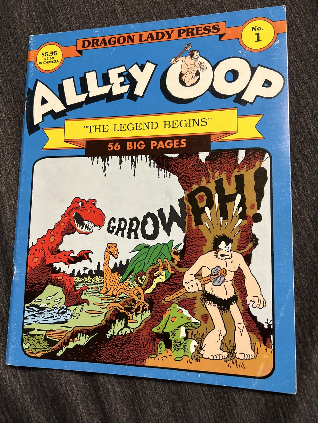 Alley Oop The Legend Begins #1 Dragon Lady Press 1987 Caveman Comic Strip0