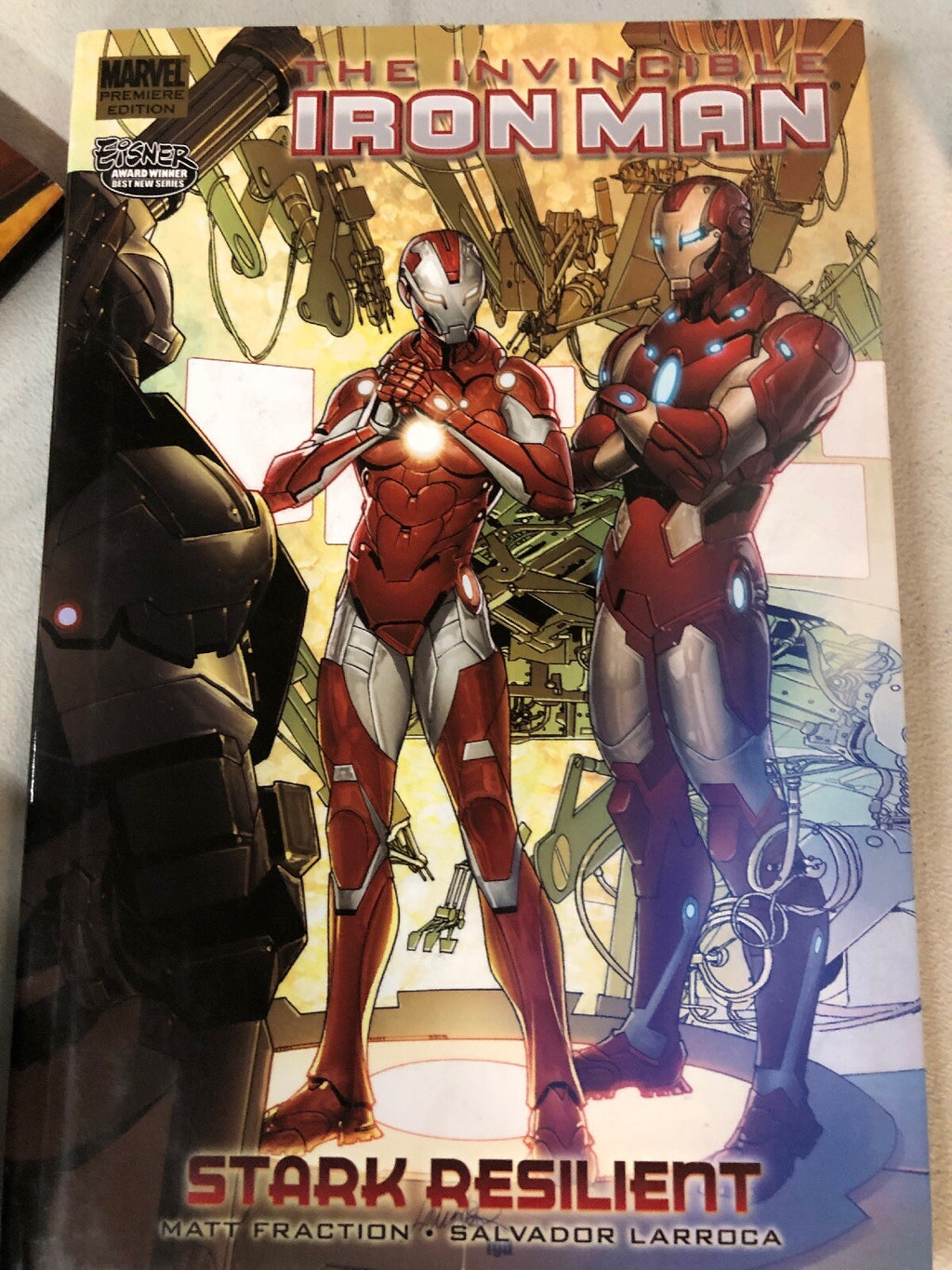 Invincible Iron Man Stark Resilient Vol 6 Marvel Premiere Edition Hard Cover0
