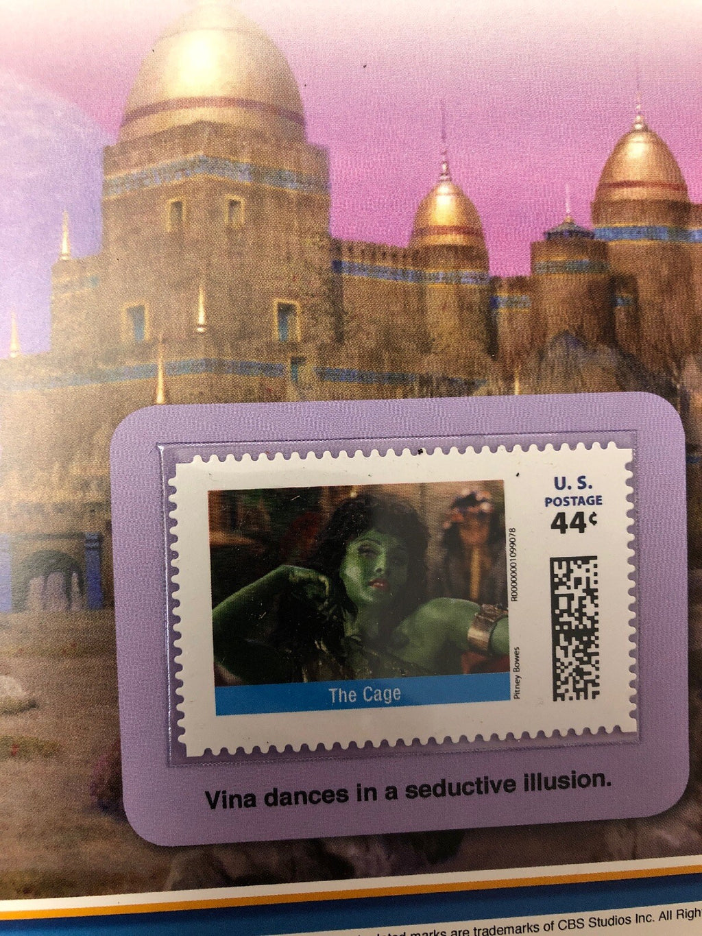 STAR TREK 2011 October 1988 44 Cent Large Stamp Panel "The Cage" #012