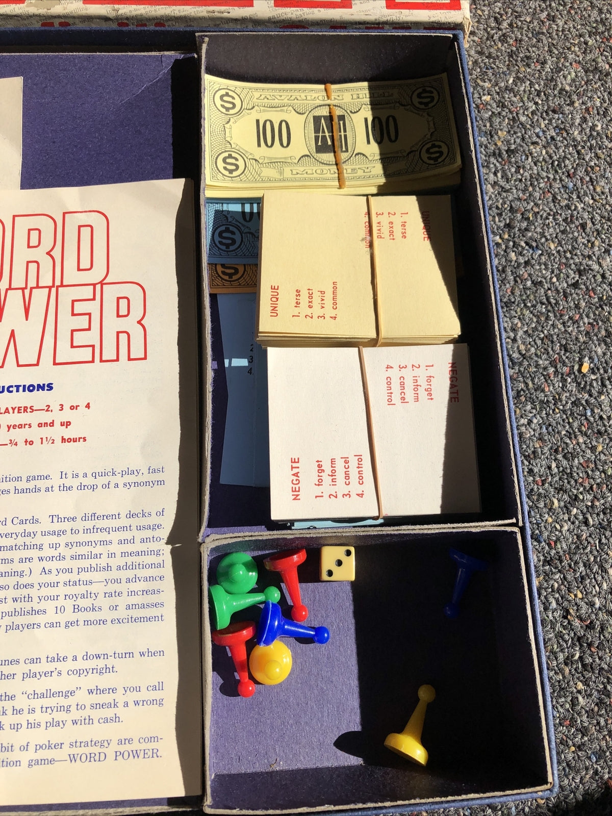 Vintage Word Power Board Game By Avalon Hill1