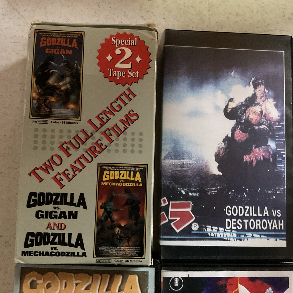 Classic Godzilla Vs. Space Godzilla, Biollante, Destoroyah,Gigan, Mecha Lot2