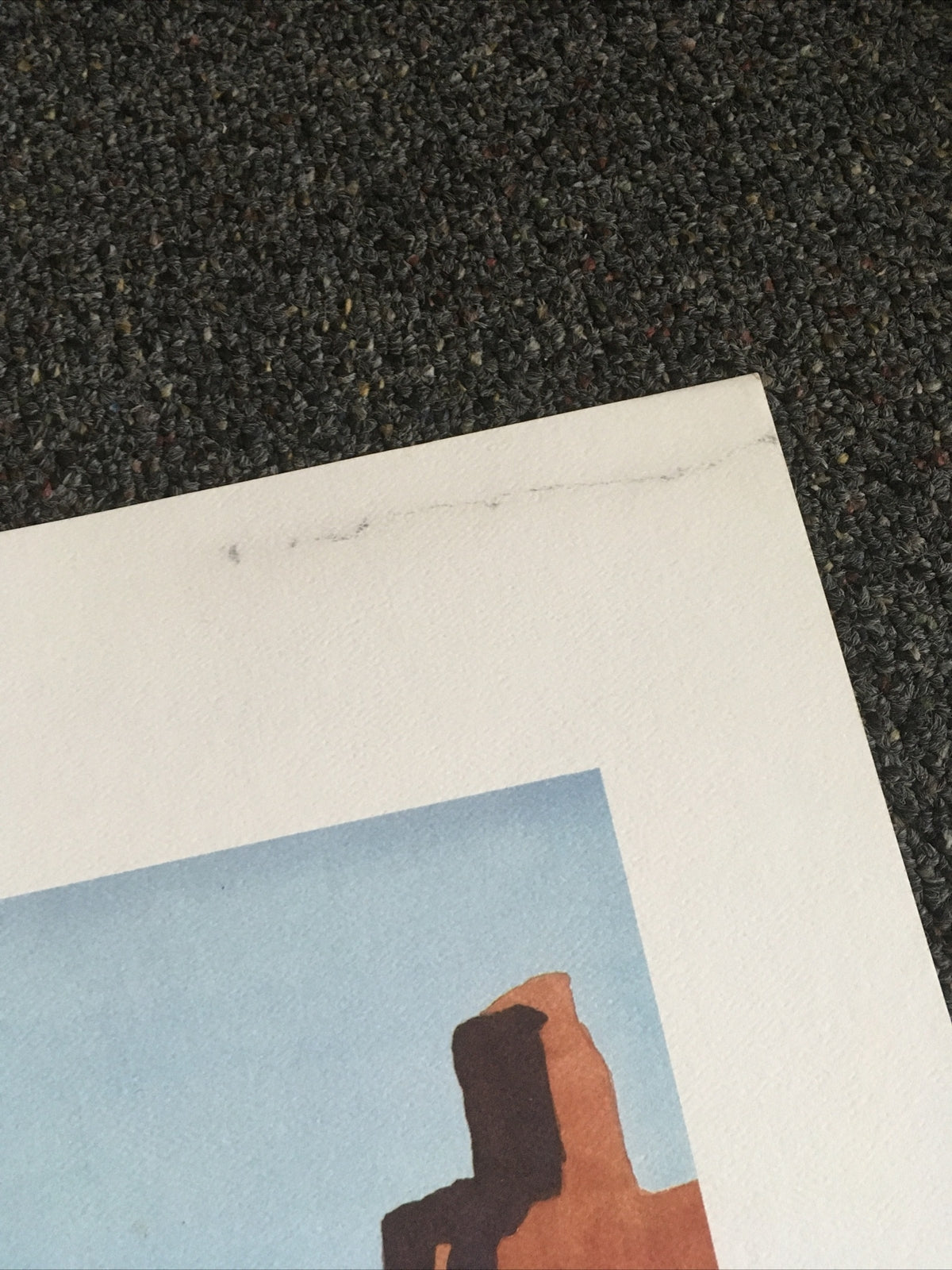 1984 Art Image “Mesa” By Robert White Signed And Numbered 39/15005