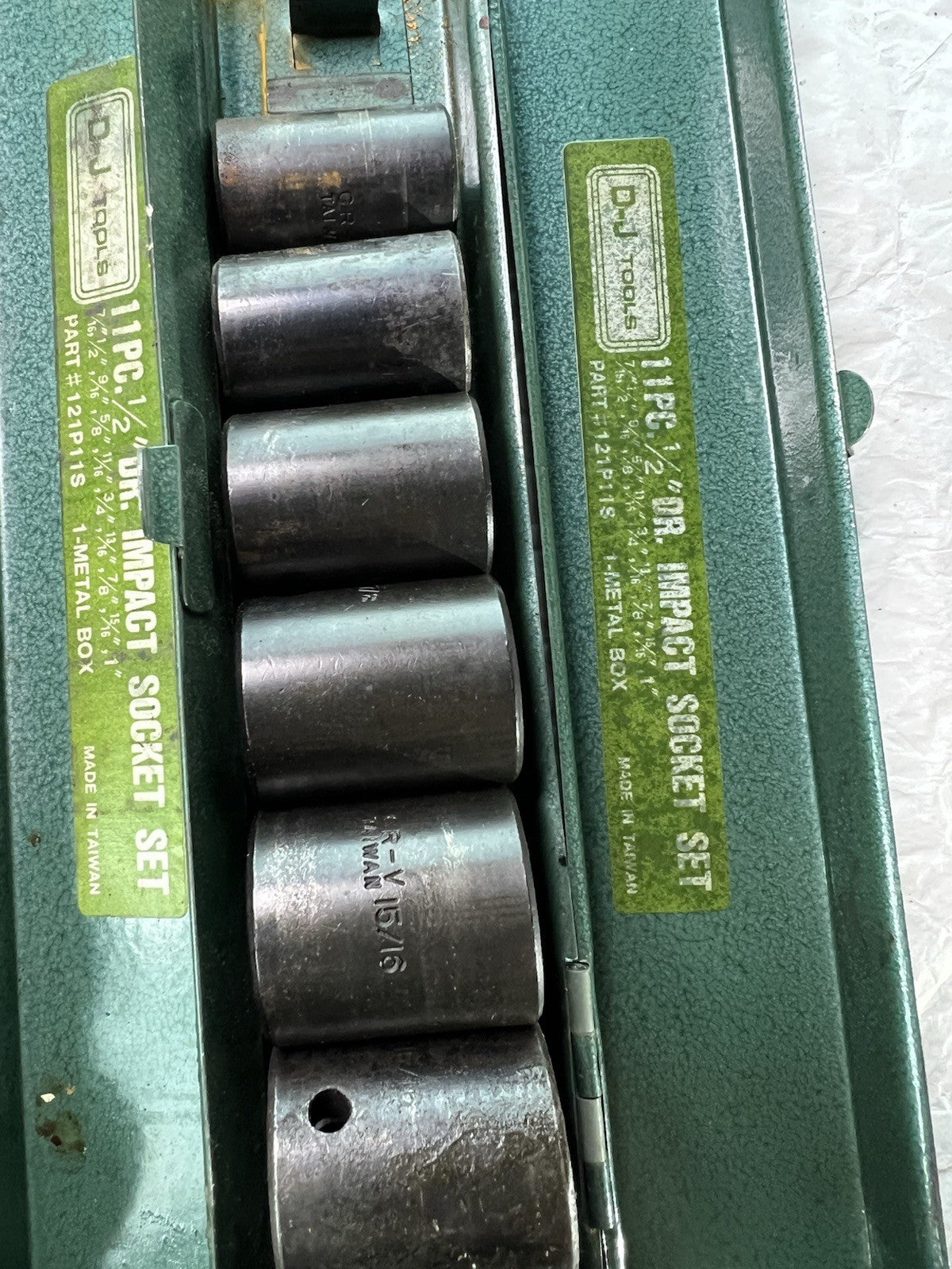 14pc 1/2" Dr. Impact Socket Set – Vintage DY Tools2