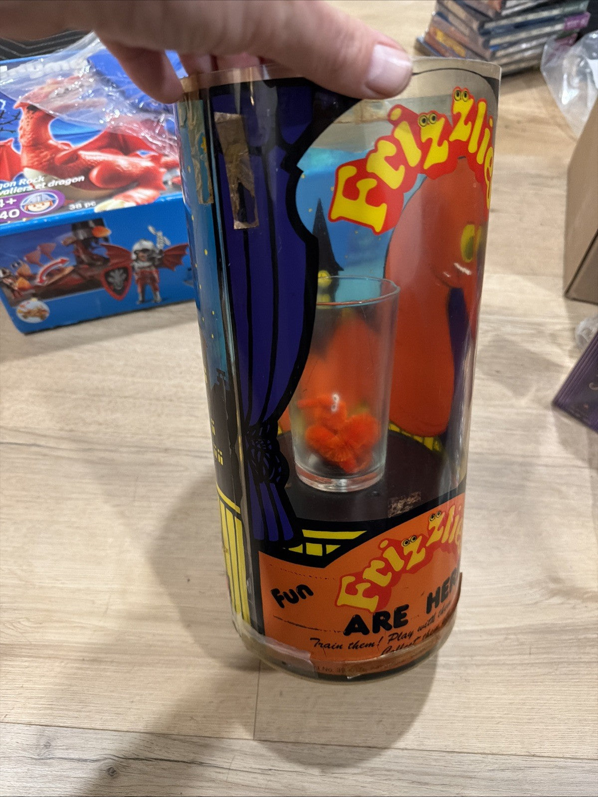 1983 REMCO VTG Frizzlies Dixie Toy In Original Packaging Creature  Orange Lizzie1