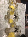Vintage Set Of 3 Flower Trays Bowls Hand Crafted In California0