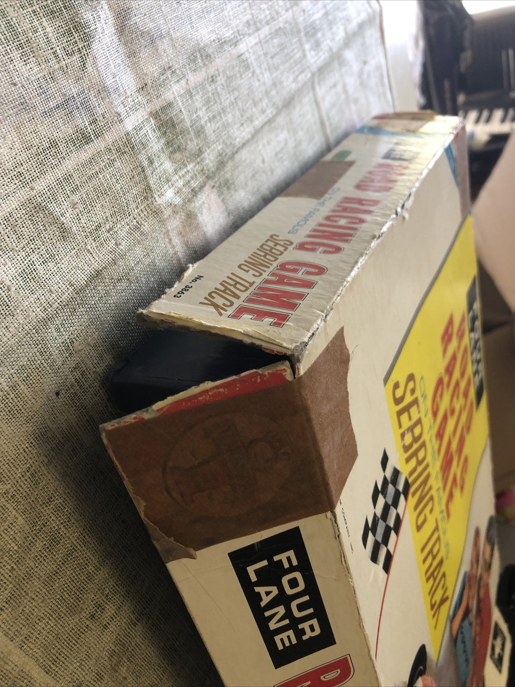 Vintage 1963 Transogram Four Lane Road Racing Game on the Famous Sebring Track7