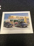 JACK SCHMITT "48 Pollies” Signed 1997 - 14”X11” Polly Gas0