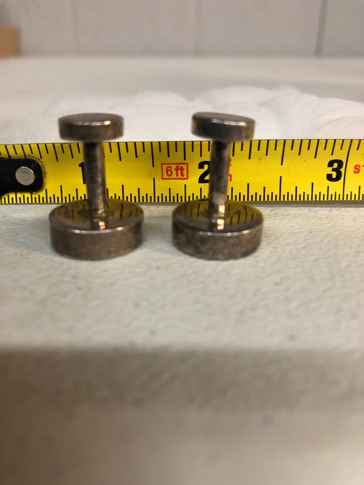 Silver Cufflinks with Pearl Inlay2
