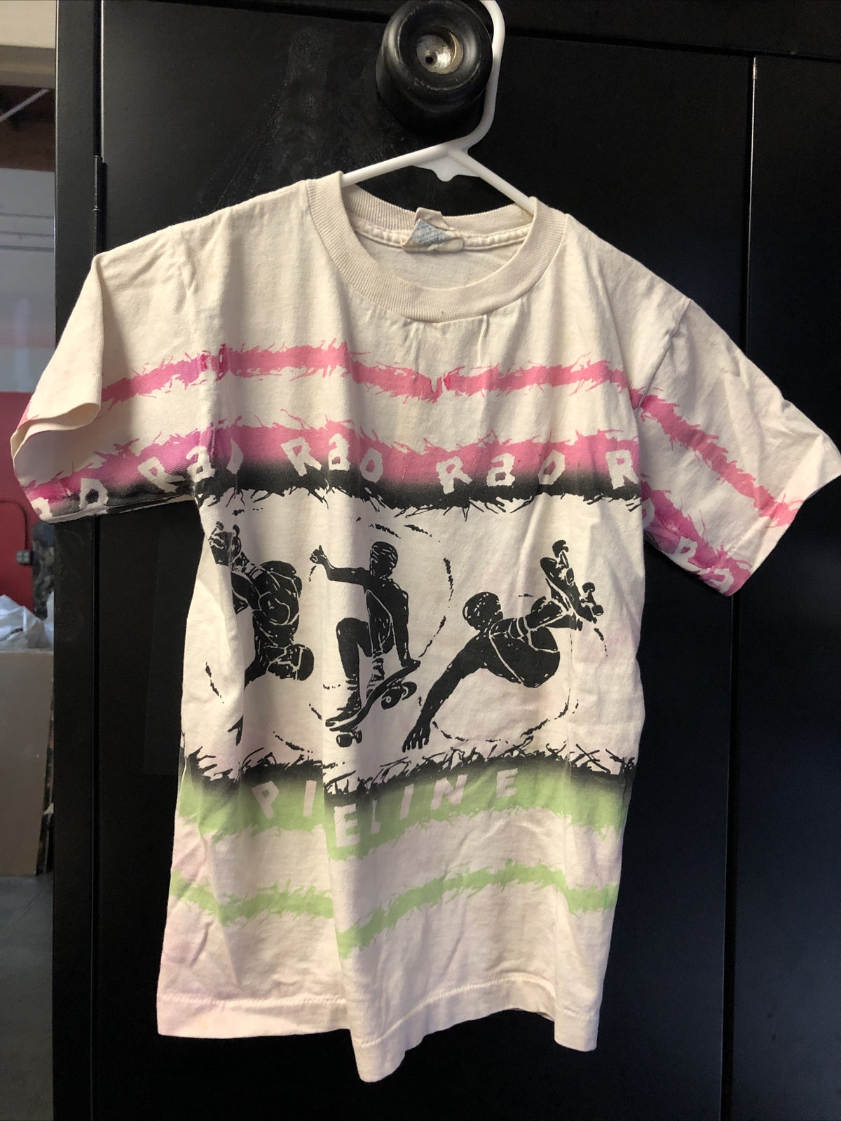 Rare Vintage Rad Pipeline Skatepark Skateboard T-Shirt Skateboarding Size Medium0