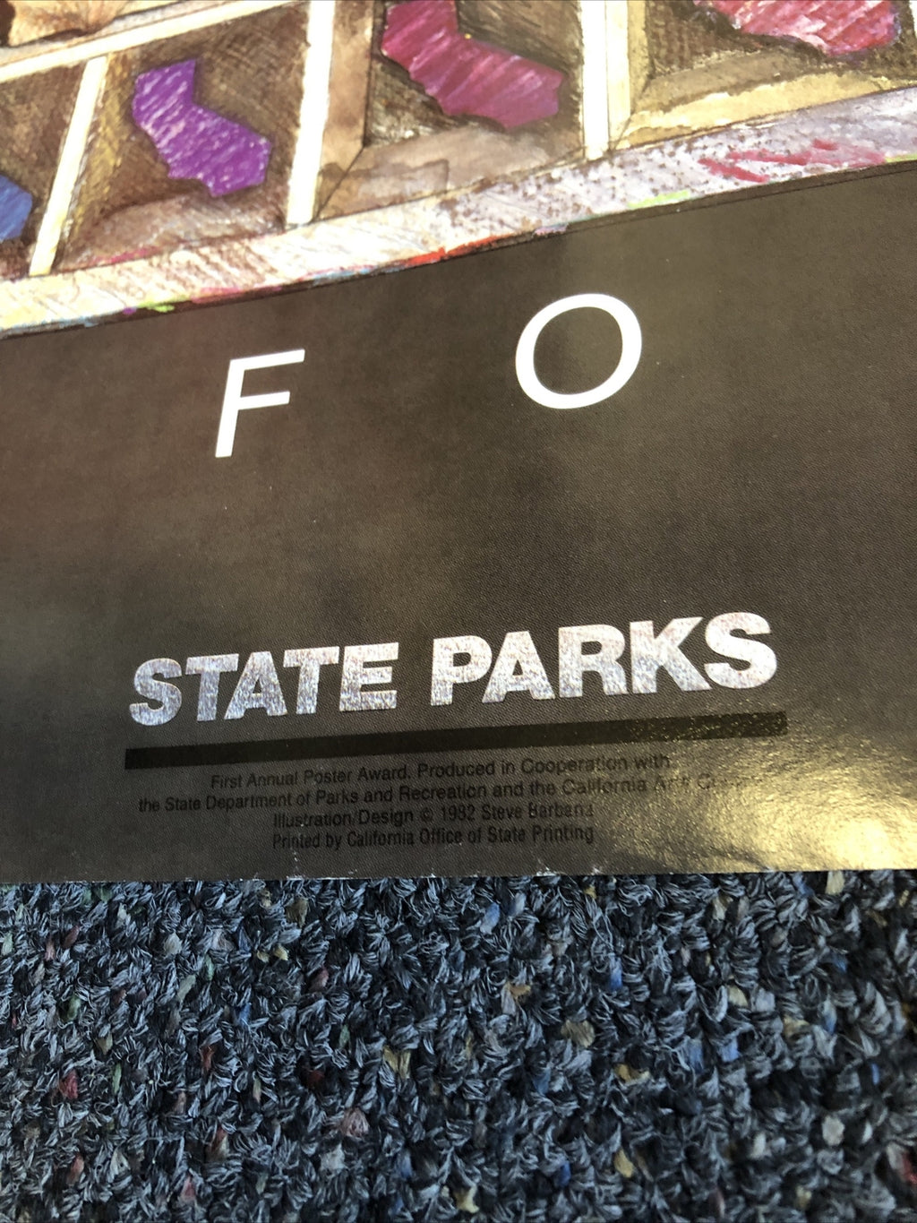 California Poster State Parks 24”x18”1