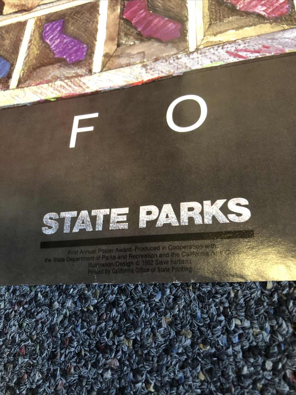 California Poster State Parks 24”x18”1