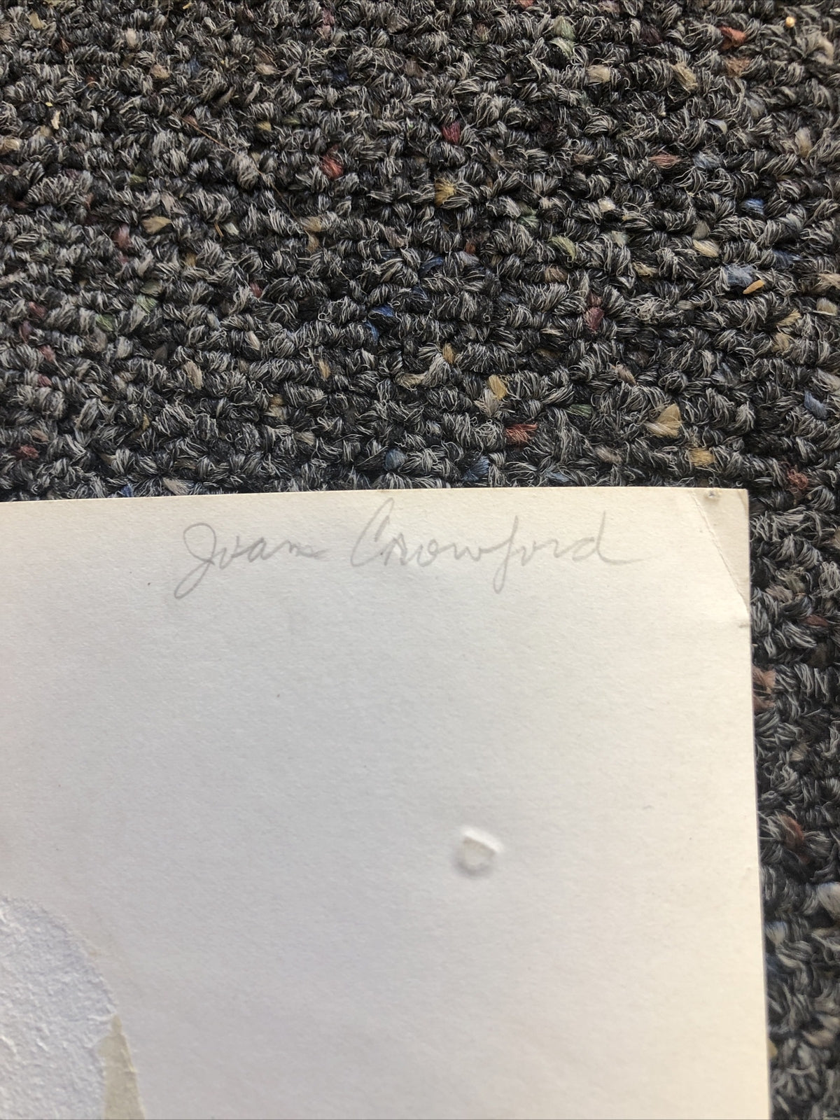 RARE Original Unpublished Photo Of JOAN CRAWFORD 9”x6” Candid photo6