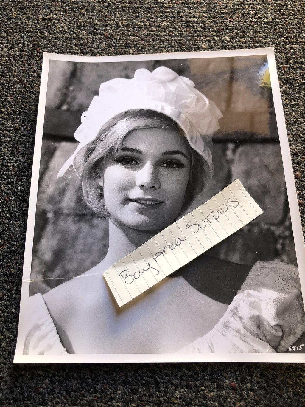 RARE Original Vintage Unpublished Photo Of Yvette Mimieux 10”x8”0