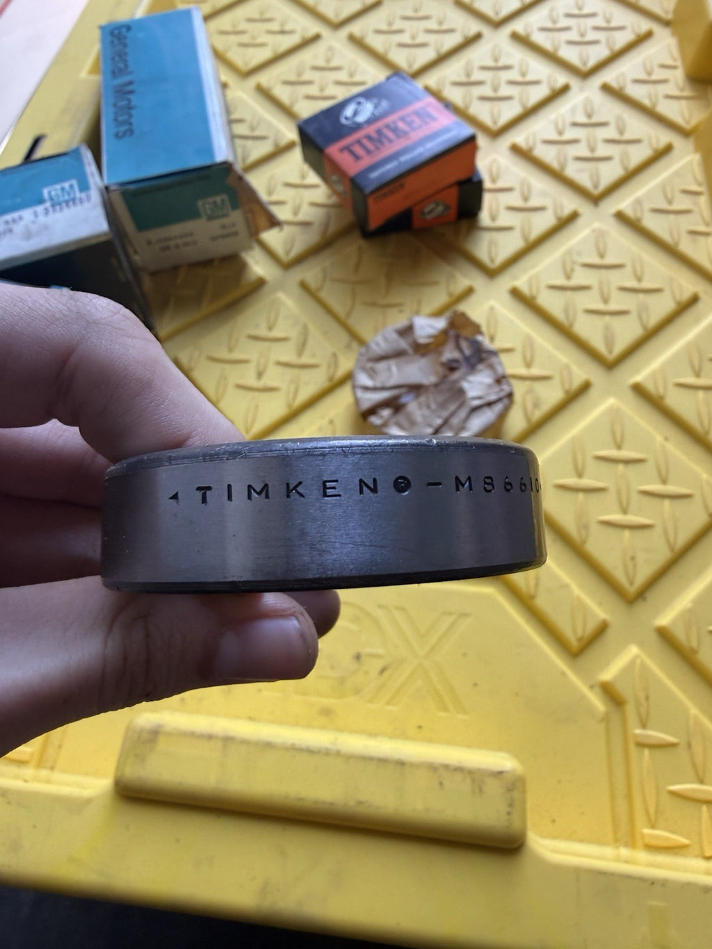 Timken M86610 Tapered Roller Bearing Cup Outer Race New Made In USA3