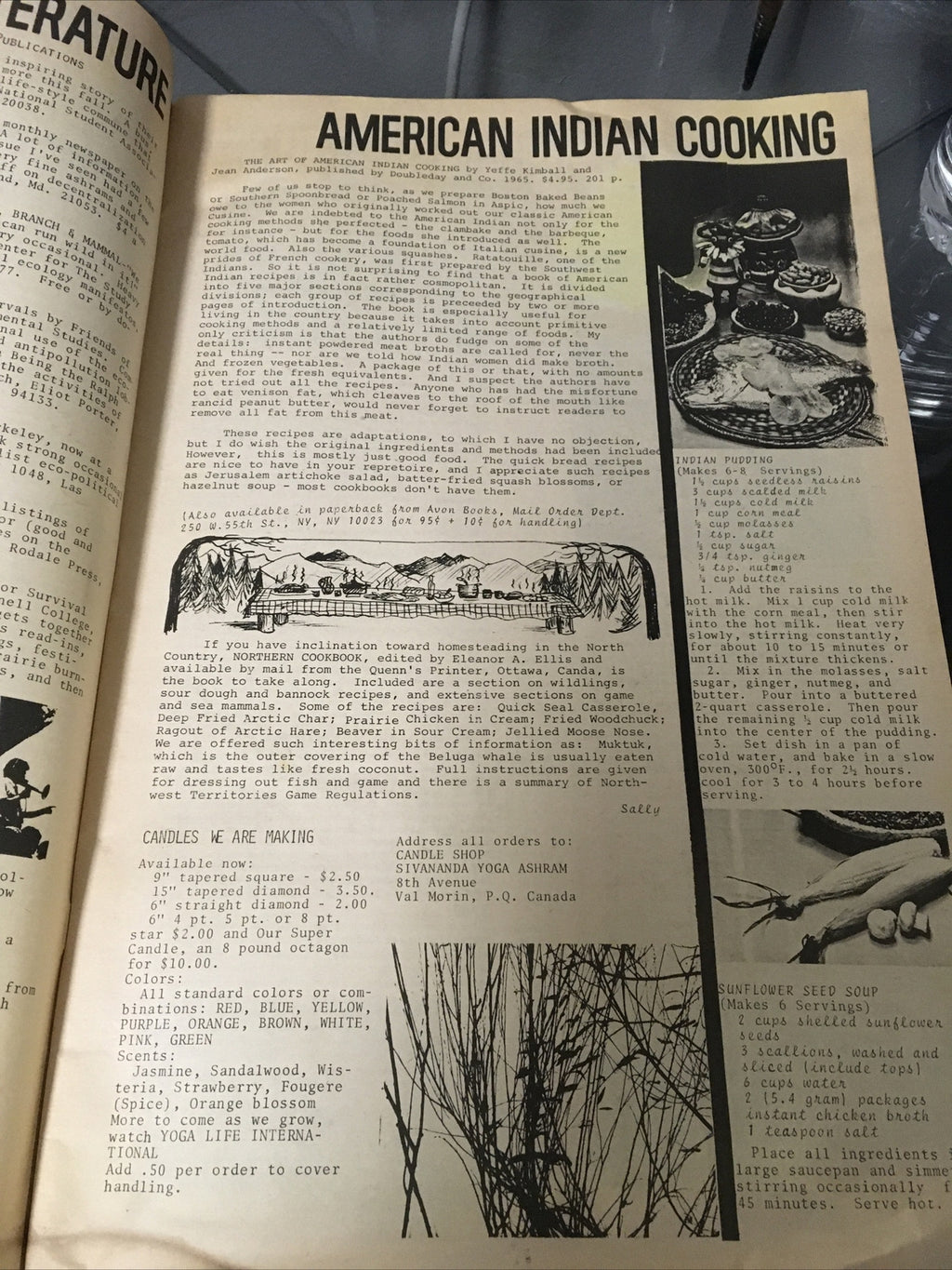 Rare 1971 NATURAL LIFE STYLES #1 Guide to Organic Living Euell Gibbons Yoko Ono5