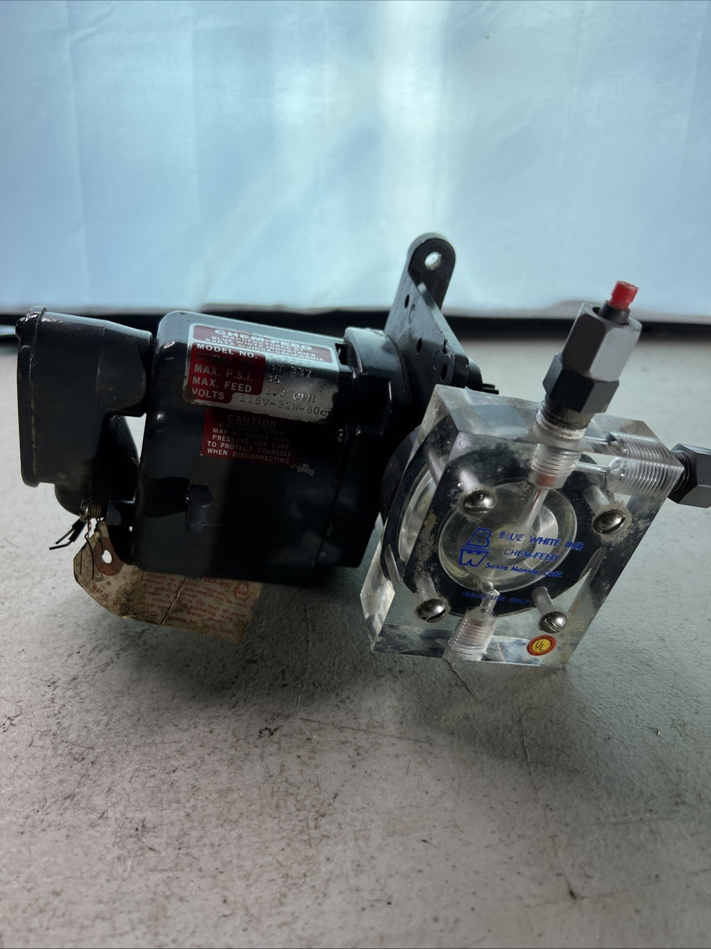 Blue White Chem-Feed Pump C-3233 Santa Monica CA1
