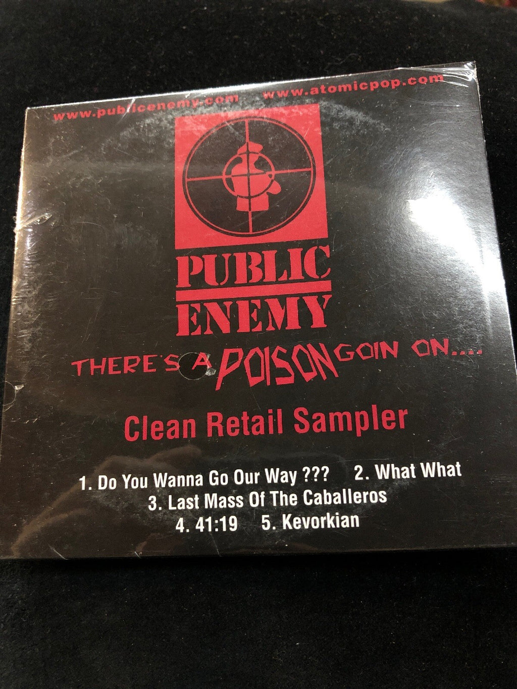 Public Enemy CD Theres a Poison Goin' on Sealed 5 Tracks Clean Retail Sample VTG2