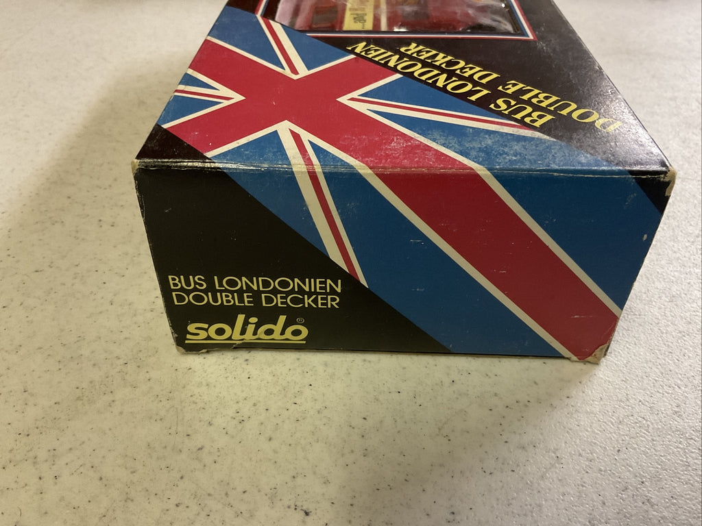 Solido Red AEC Double Decker Hovis Butter Tea London Bus 1/50 Scale FRANCE6