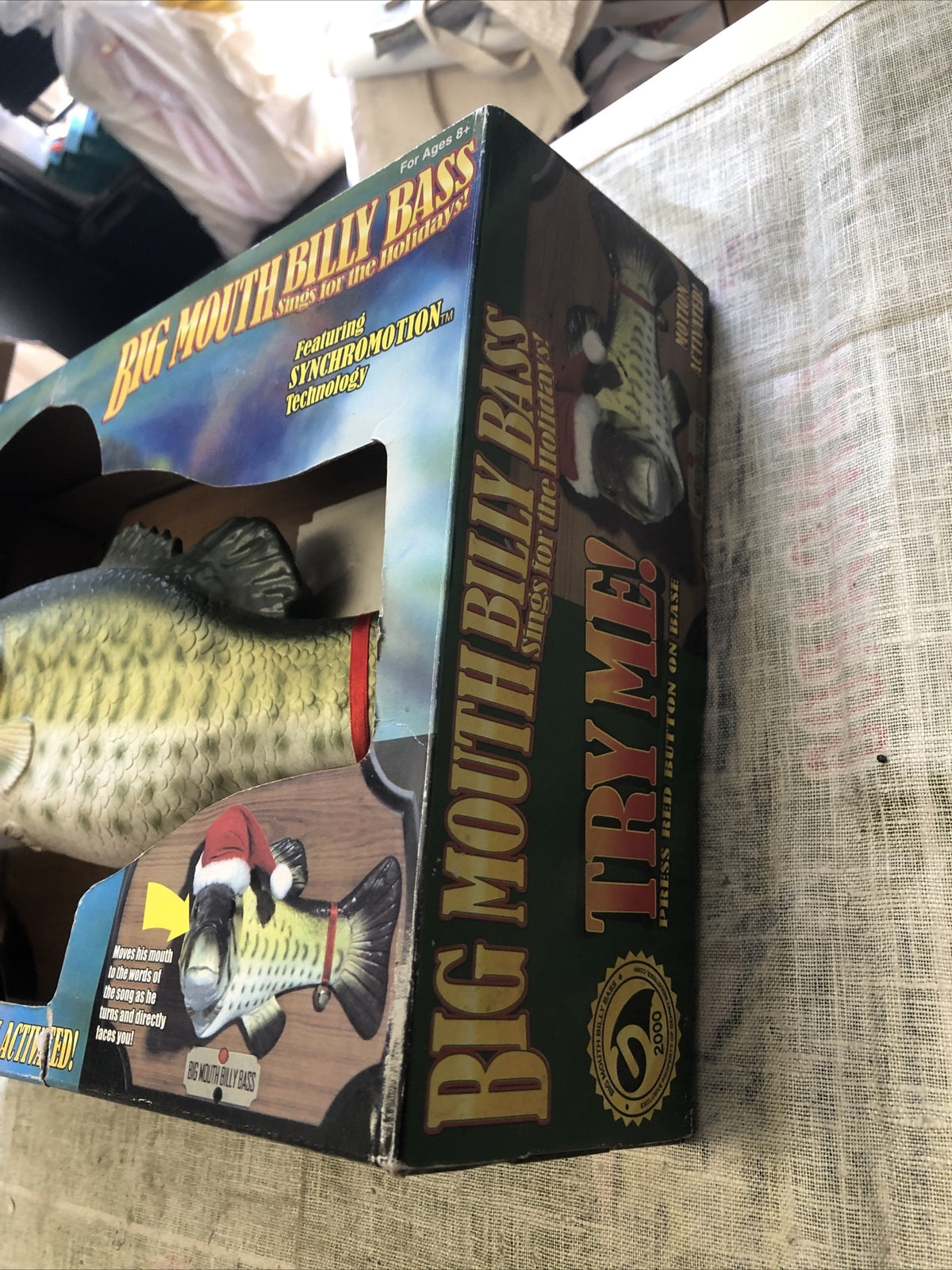 Vintage Big Mouth Billy Bass Sings ‘Twas The Night Before Christmas3