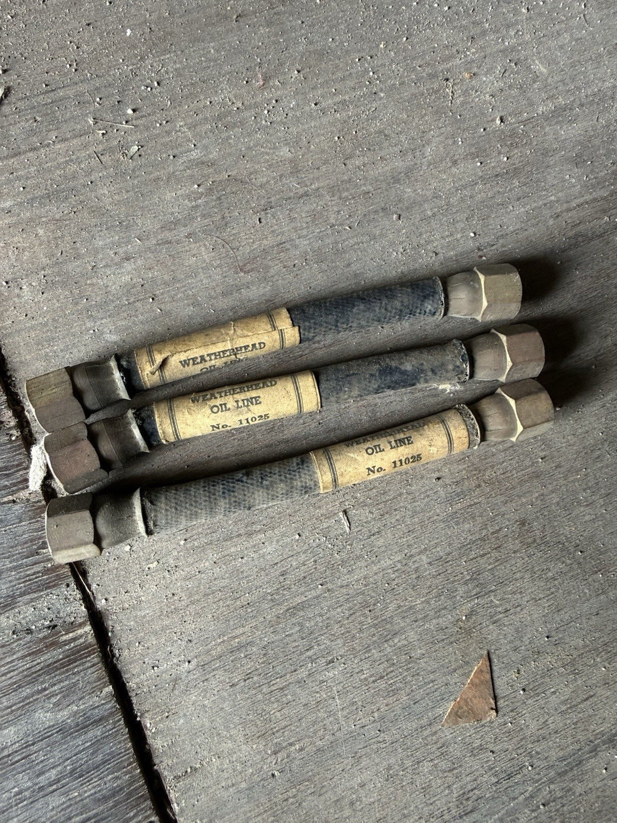 NOS Vintage Weatherhead 11025 Flexible Oil Line Hose Lot of 3 Chrysler Dodge GM1