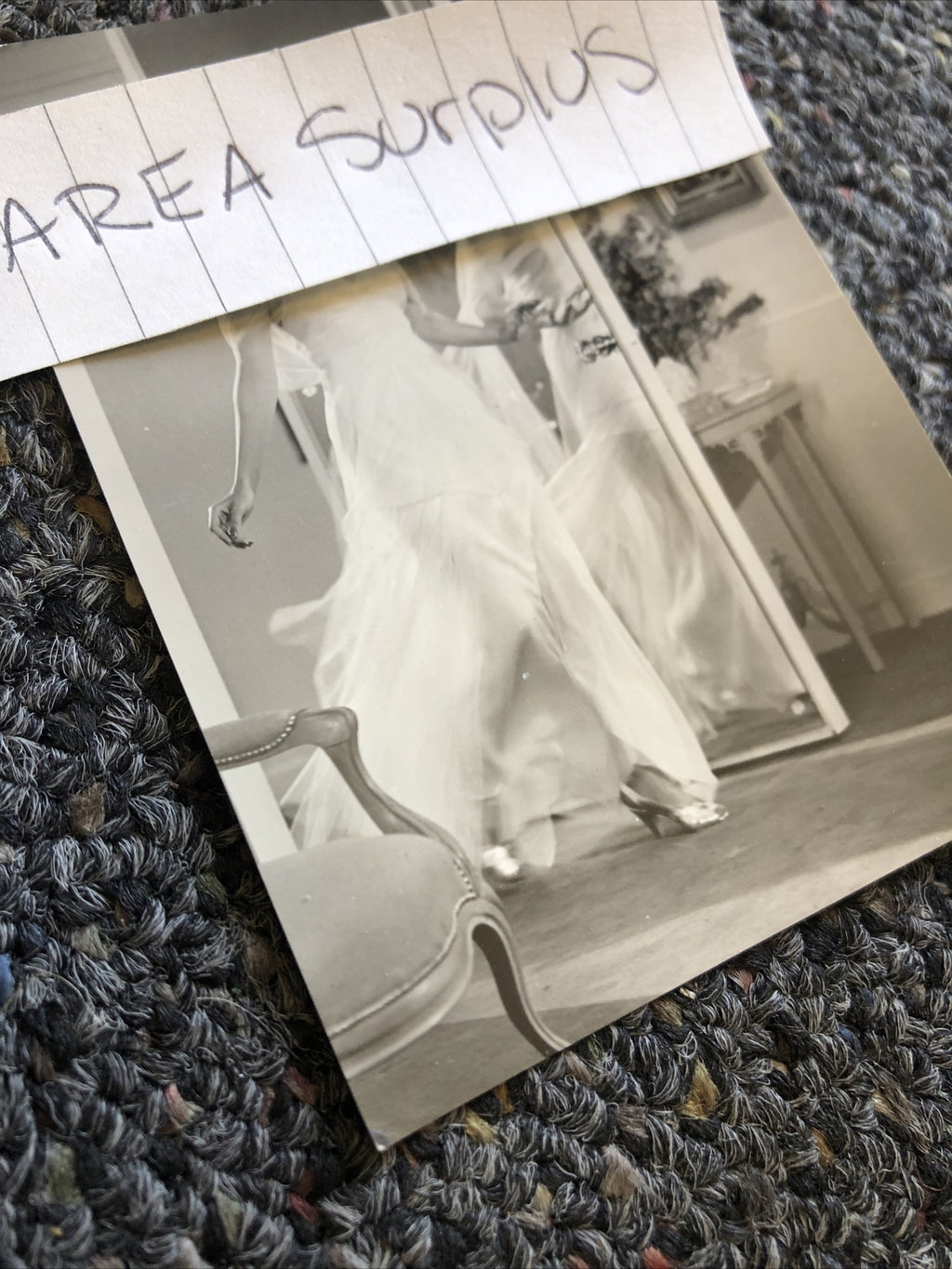 RARE Original Photo Of MERLE OBERON Candid Shot 4”x2.5”5