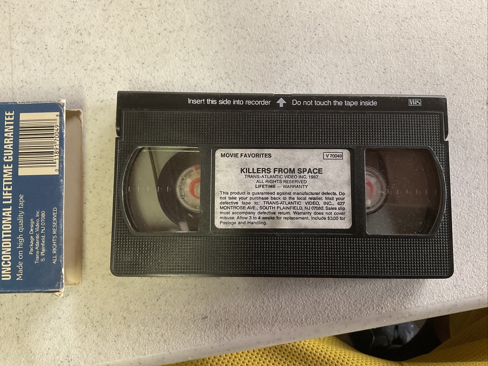 Classic Killers From Space VHS Movie Video Tape Starring Peter Graves2