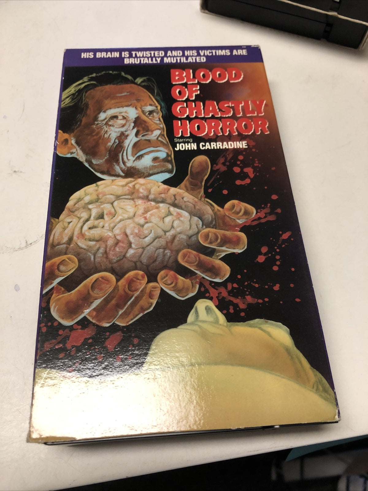 VHS BLOOD OF GHASTLY HORROR  - Rare Original 19750