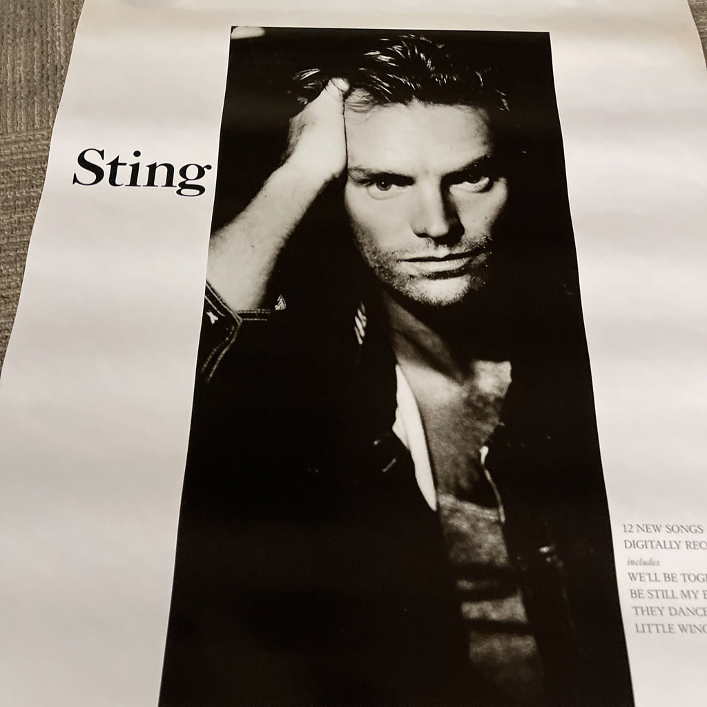 #161 1987 Sting Record Store promo poster Nothing Like The Sun 24” X 36”8