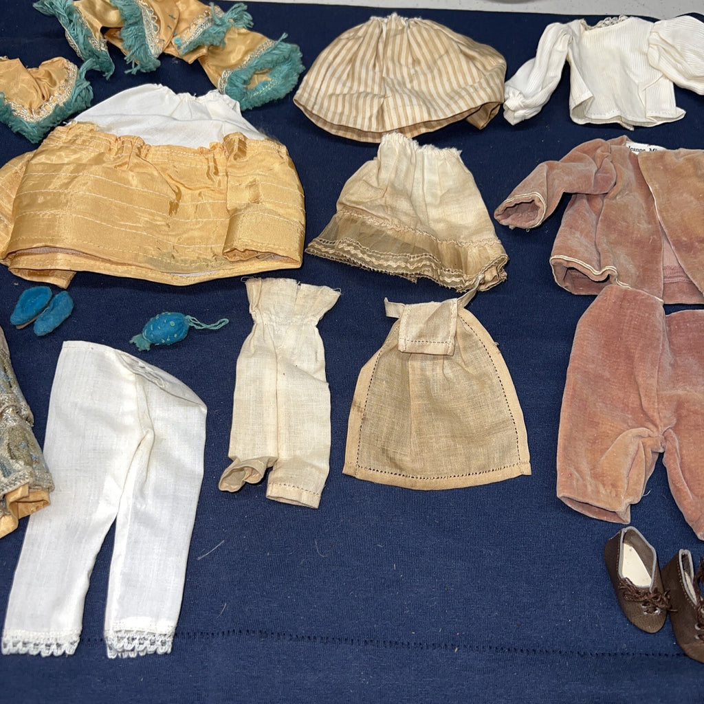 Lot of Antique Vintage Doll Clothing Outfits Unique Handmade2