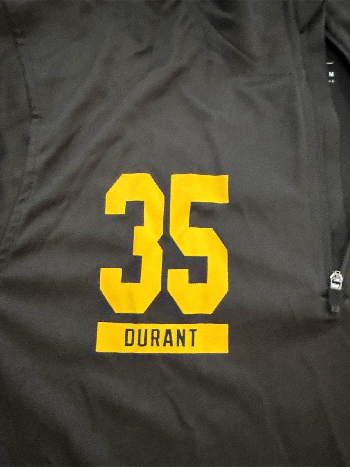Kevin Durant Golden State Warriors Long Sleeve Shirt Sz Med Black 35 Basketball1