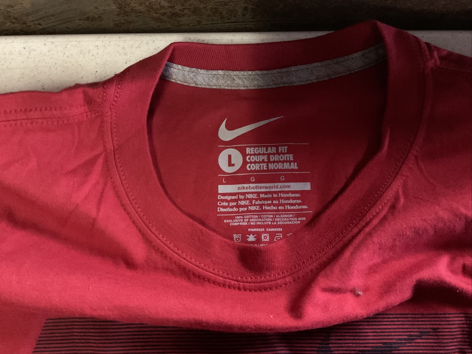 Nike Tee Athletic Mens Size LCasual Long Sleeve Regular Fit2