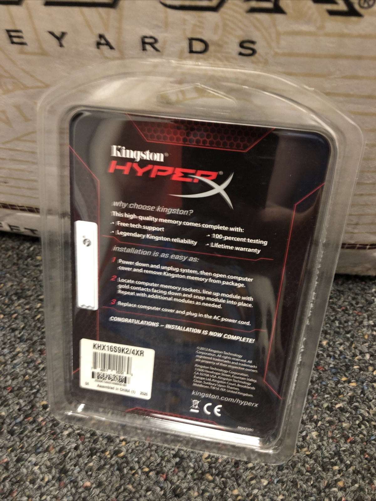 KINGSTON Hyper X  DDR3 Kit Of 2 4GB NEW1