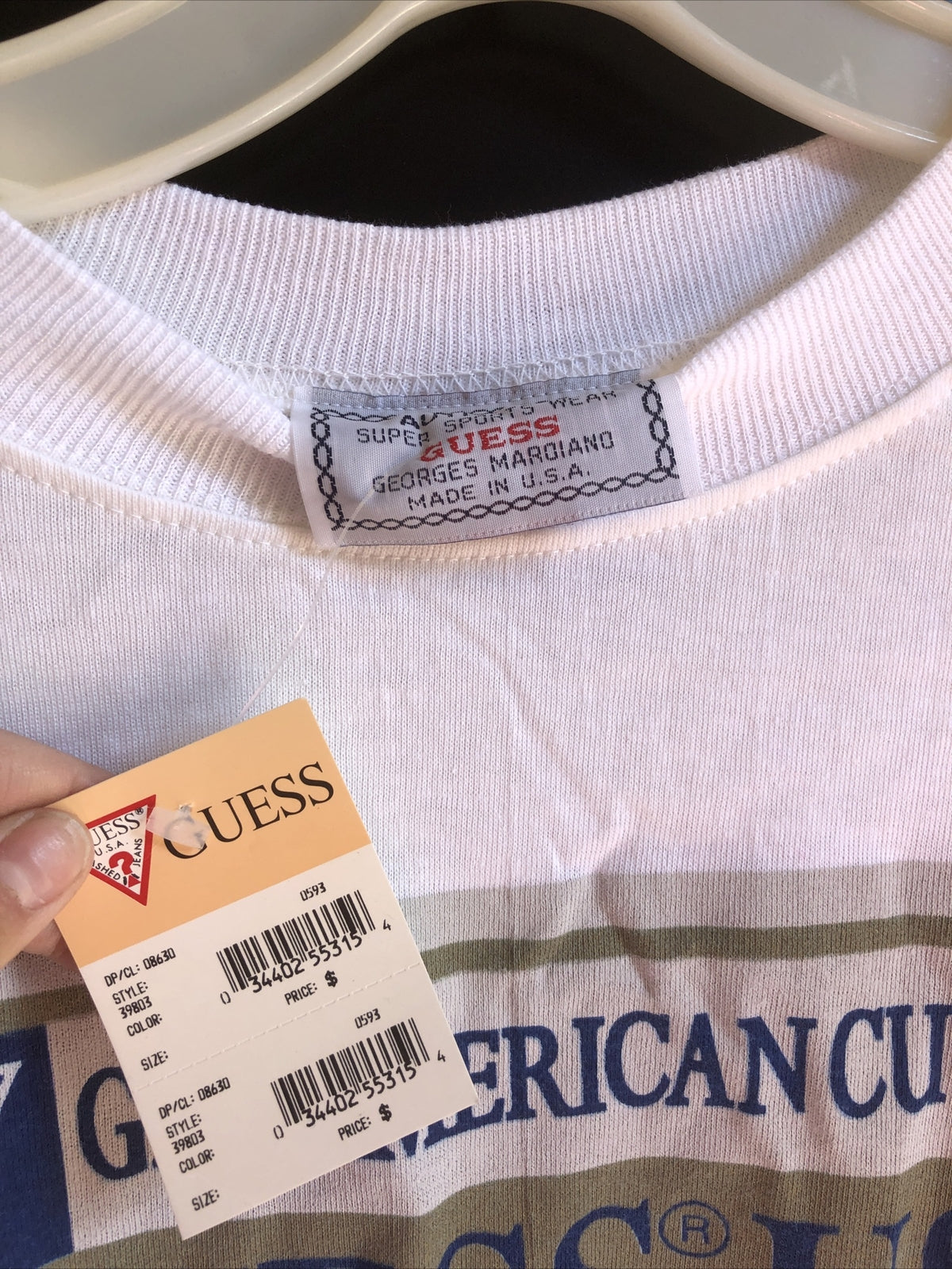 Vintage 90s NOS Guess By Georges Marciano Shirt Size XL1