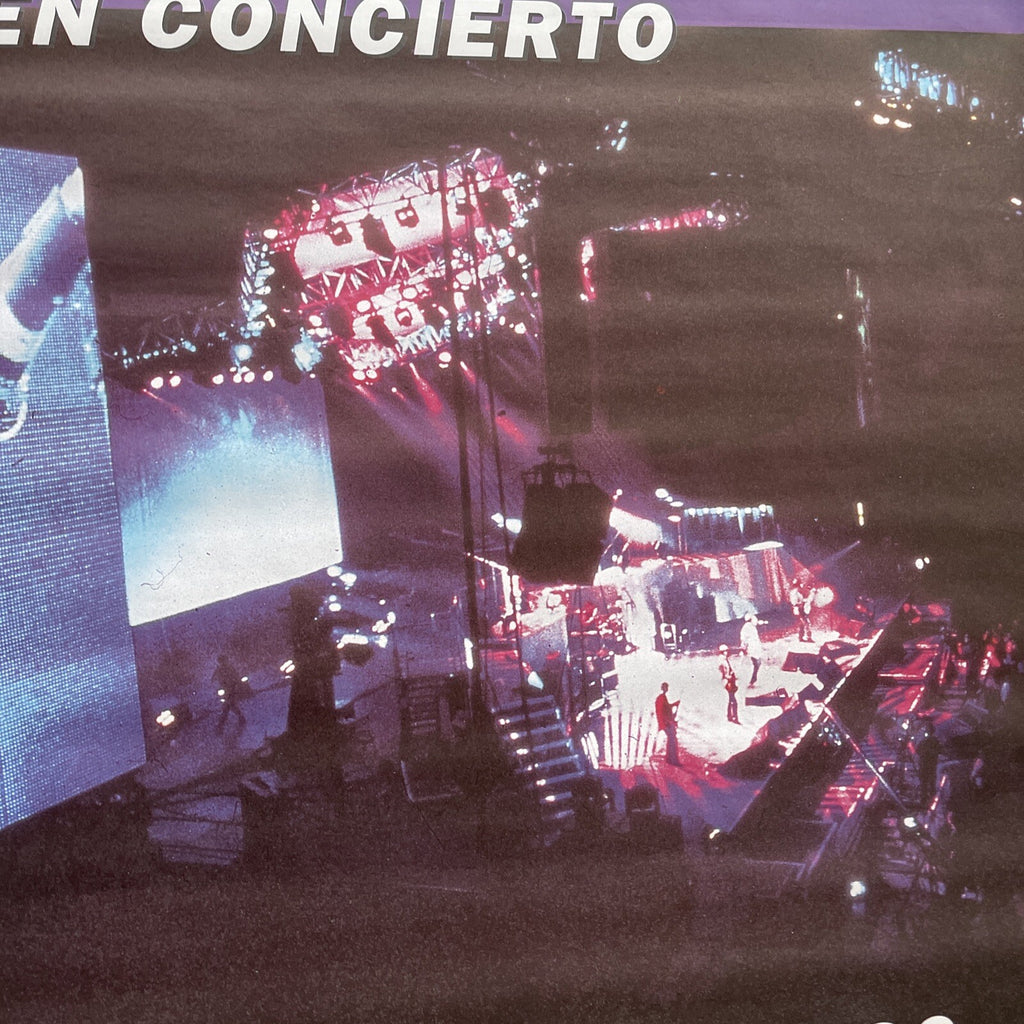 #171 1996 OASIS Concert Tour subway Promo Poster Real Madrid VG++ Rare 40x60”5