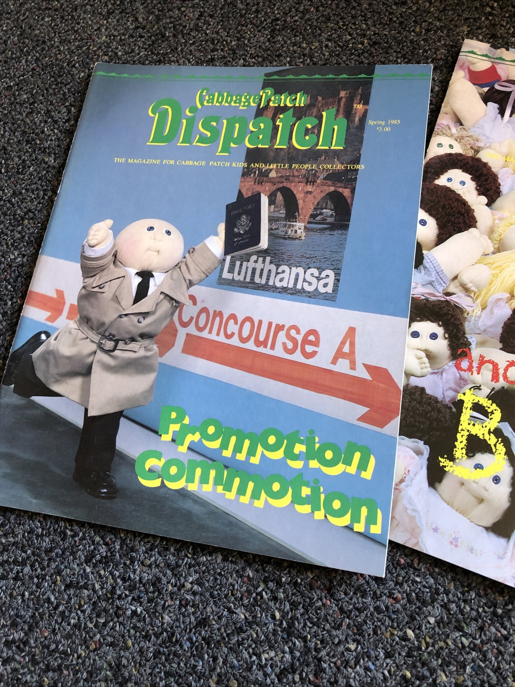 Rare Lot Of 3 Cabbage Patch Dispatch Magazine 19853