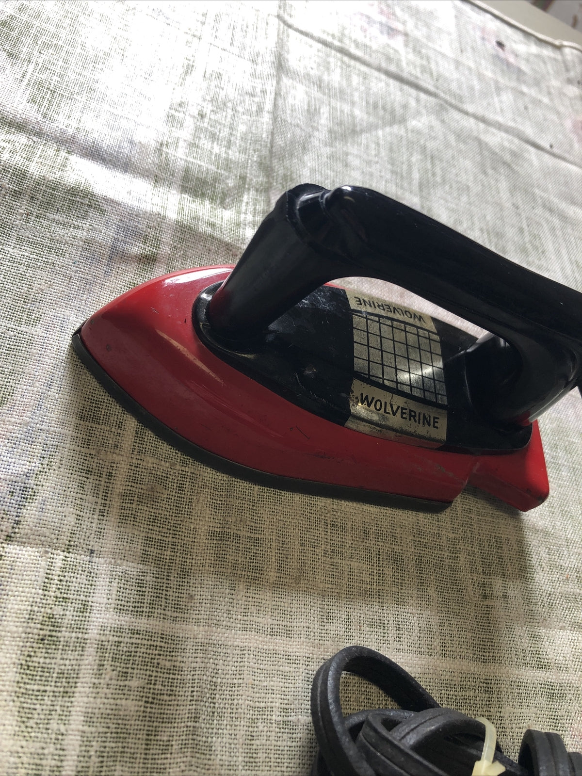 Vintage Wolverine Child's Toy Iron Electric 1960s1